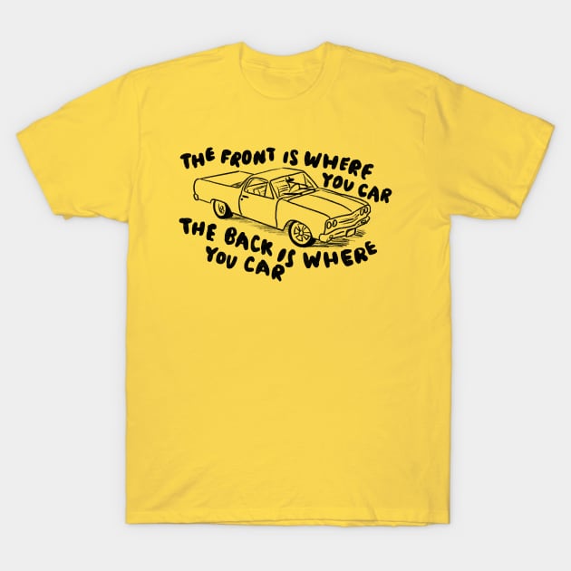 The Front is like a car T-Shirt by TurboErin